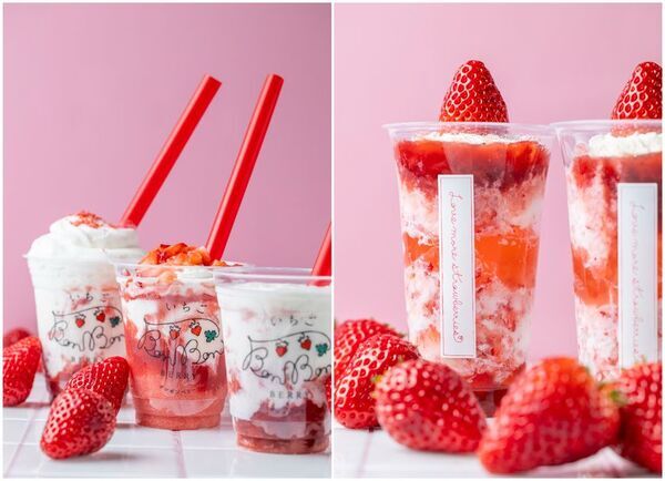 今年もやってきた！熱海のビル一棟まるごといちごスイーツ専門店より毎年人気のかき氷が登場＆新作いちごフラッペが4/25(土)から発売！