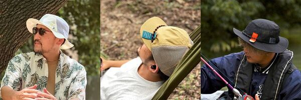 撥水リサイクルナイロン×軽量メッシュで、春夏を快適に過ごす高機能キャップ