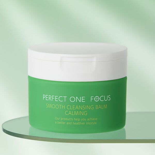 バームシリーズ累計600万個*1突破したパーフェクトワンフォーカスより攻めと守りの「皮脂角栓オフ×ニキビケア」新ライン誕生！スムースクレンジングバーム　カーミング　2026年5月1日先行発売(本発売6月1日)
