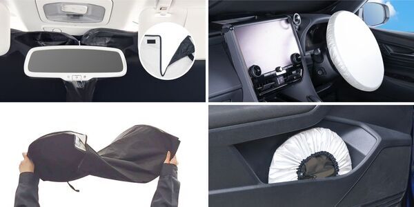 ダッシュボード表面温度 最大-33.4℃｜放射冷却素材　「Radi-Cool (ラディクール)」生地採用の車用サンシェード2026年改良モデルを発売