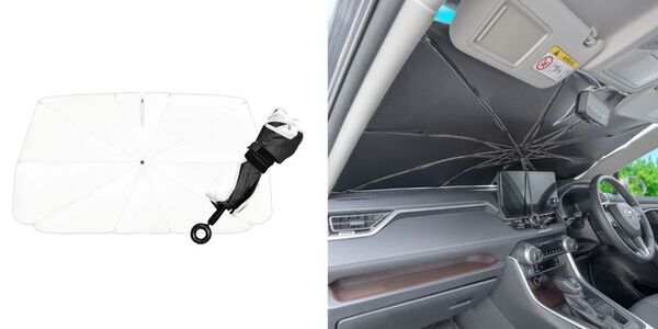 ダッシュボード表面温度 最大-33.4℃｜放射冷却素材　「Radi-Cool (ラディクール)」生地採用の車用サンシェード2026年改良モデルを発売