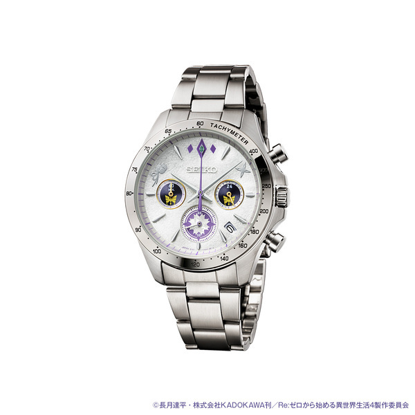 TVアニメ『Re:ゼロから始める異世界生活』よりセイコー製の腕時計が登場！エミリアとレムをイメージしたクロノグラフモデル