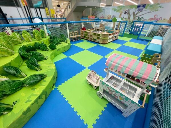親子で夢中になる室内遊園地『キッズランドUS 栃木矢板店』栃木県矢板市ベイシア矢板店内1階に4/24(金)グランドオープン！
