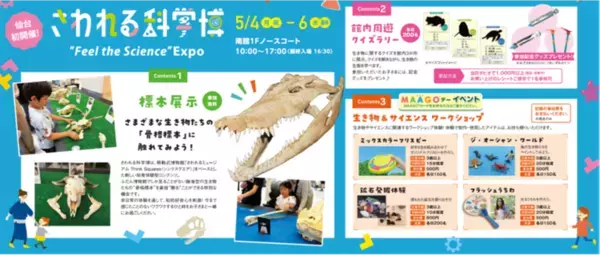 ゴールデンウィークは「泉パークタウン タピオ」で過ごそう！『アイプリデビューパーティーDX』『さわれる科学博』開催！