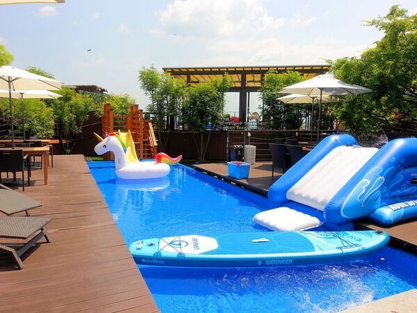 島原温泉ホテル南風楼のガーデン・テラス・プールが通年利用可能な「温水プール」としてリニューアルオープン！有明海と一体化する至福のインフィニティプールへと進化！
