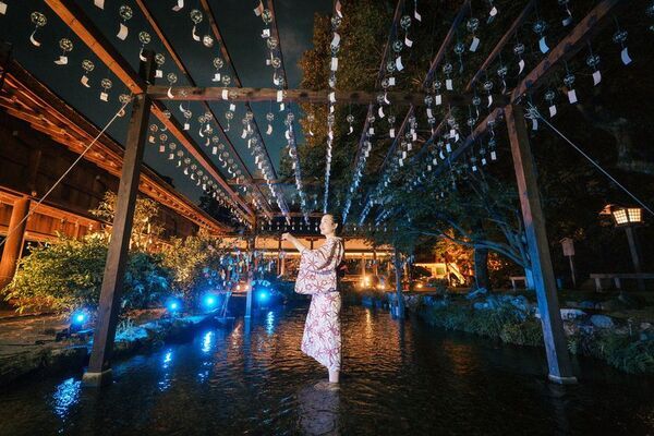 世界遺産　上賀茂神社　夏のライトアップ～龍神詣りと足つけ夕涼み～7月11日～22日開催