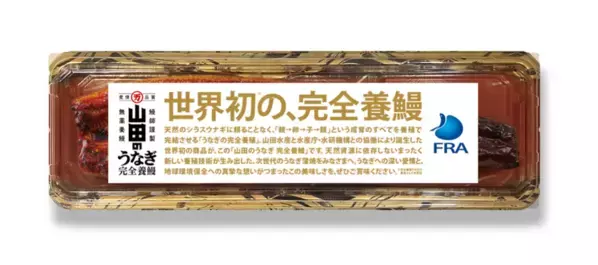 完全養殖ウナギ蒲焼の試験販売