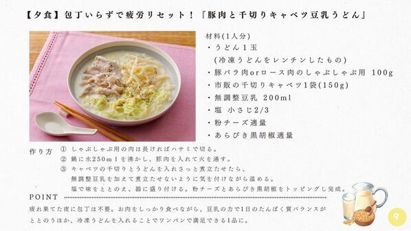 ＜『リセッ豆乳食堂第1弾　若年層の“歪んだ食事実態”を救うリセッ豆乳メシ試食会』レポート＞　跡見学園女子大学・石渡尚子先生が“20代女性の偏った食事実態”とその改善策を解説　豆乳など“植物性たんぱく質”習慣が栄養バランス改善の鍵