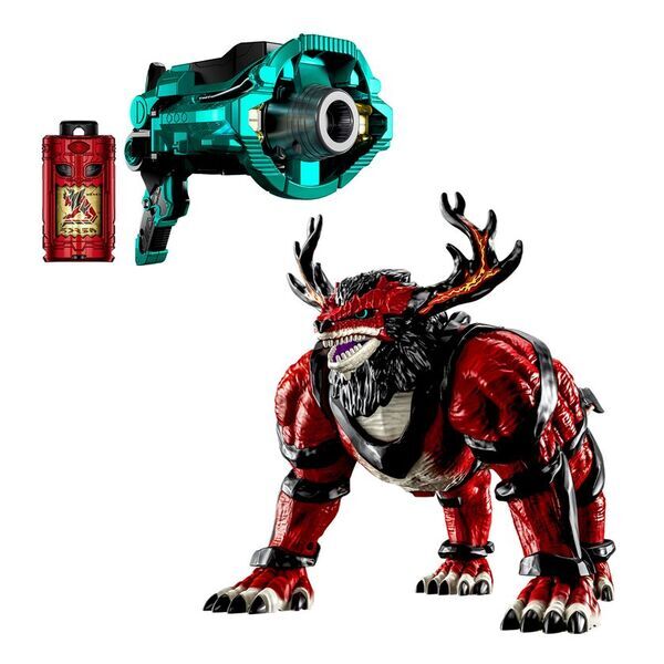PROJECT R.E.D.第2弾『角醒ハンター オメガホーン』より「DX角獣エンカク＆オメガホーンセット」をはじめ、番組に登場する「角獣」や召喚アイテムのおもちゃを公開！