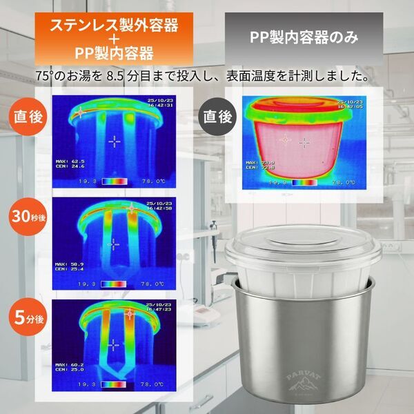 ダイトク「PARVAT」ブランド、ワンタッチロック付きフタ×三層構造のアウトドア用カップ「Bトレーカップ」を5/29に発売