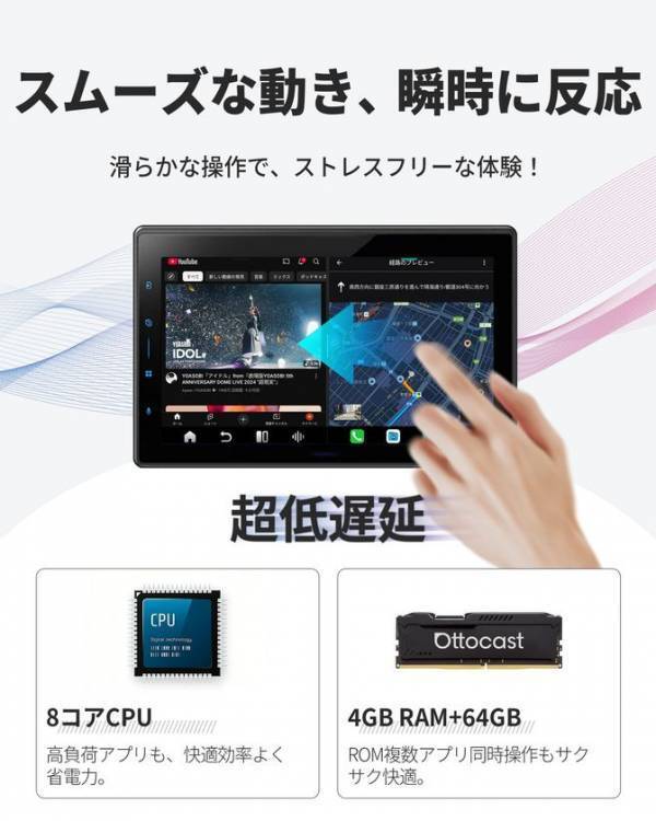 楽天スーパーSALE限定　車載AI Box『OttoAibox E2』が期間限定特価15％OFF＋最大300％ポイント還元で販売　カーナビでYouTube・Netflixが楽しめる人気モデル