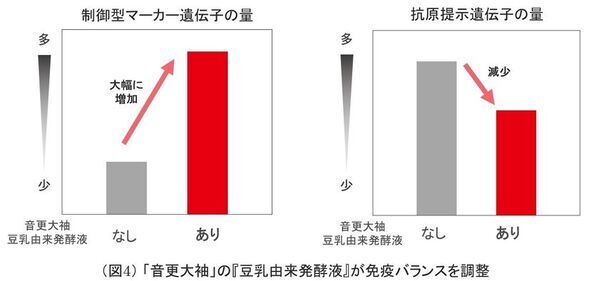 ノエビアグループ、北海道産丸大豆「音更大袖」の『豆乳由来発酵液』が免疫バランスを整えることを解明