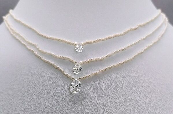 あこやケシパール×ラボグロウン ダイヤモンドの新ジュエリー自然とテクノロジーの融合「K＋D Fusion」マクアケで先行販売中