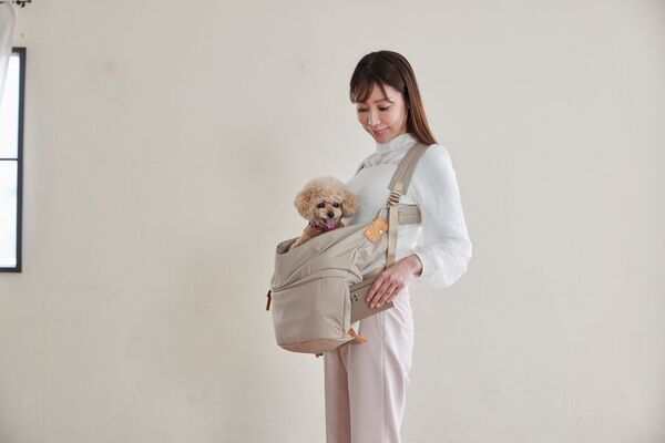 【体験会開催】東大阪の創業80年のモノづくり企業がワンちゃんの“ちょい抱っこ”を叶える新発想バッグを開発