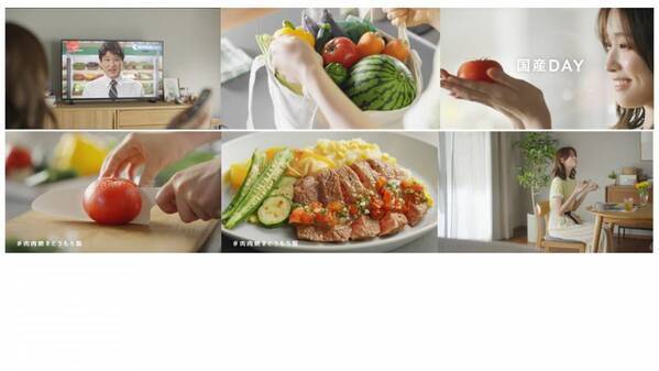 旬の国産食材を楽しもう！林修×高橋ひかる「国産ＤＡＹ」動画を７月１日（水）より順次公開