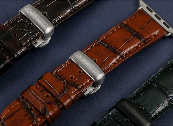 Apple Watch用バンド専門ブランド「KUROCURRANT」より最上位ライン「Prestige コレクション」第2弾としてクロコ型押しカーフレザーを使用した「Prestige CROCO GRAIN」を6月25日に発売