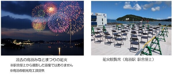 「鳥羽みなとまつり」鳥羽駅屋上花火観覧券を発売！