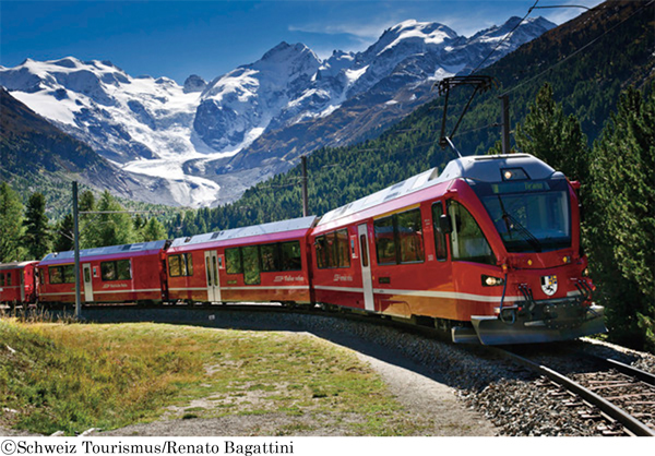 乗ってみたい海外の鉄道・列車ランキング～氷河特急などのスイスが上位を独占！阪急交通社が公開～