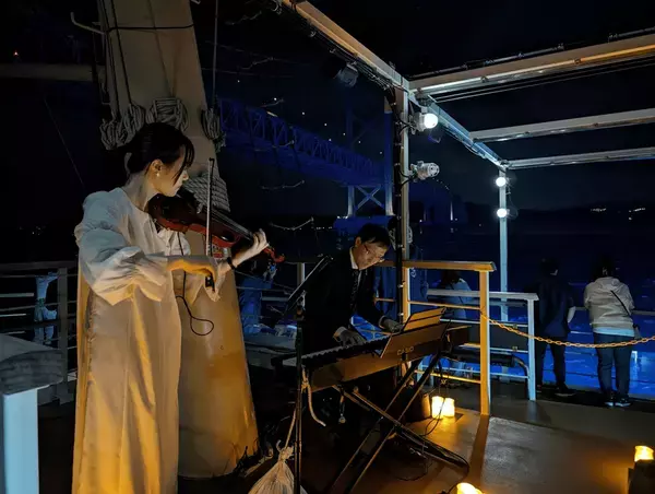 船上の音楽会と夜の海を巡る　特別便「淡路島ナイトクルーズ」8月1日・2日に開催　バイオリンとピアノが奏でる、星空のハーモニー