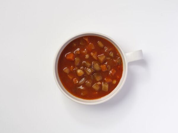 大食いタレント・ギャル曽根が具沢山の食べるスープ「あじかんごぼう RESET SOUP」を実食！コラボYouTube動画を公開