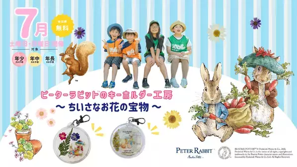 2026年7月中旬より、「ピーターラビット(TM)と冒険しよう！キャンペーン」を東急田園都市線にて開催！