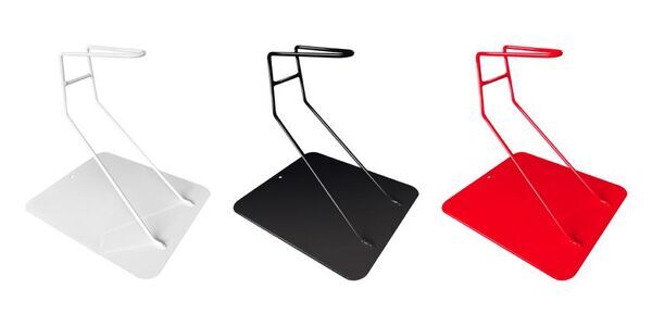 置くだけでヘルメットを“見せる収納”へ　3色展開のヘルメットスタンド「AMEX-C09」を7月15日発売～空間になじむシンプルデザイン、信頼の日本製～