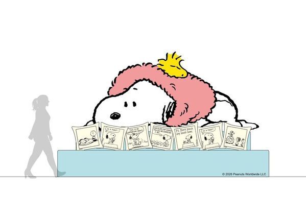 『SNOOPY Hug Your Happiness ～スヌーピー 好きに包まれる展～』がタオル美術館でリニューアルオープン！