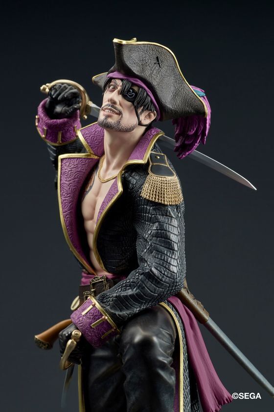 大人気ゲーム「龍が如く8外伝 Pirates in Hawaii」より、“キャプテン真島(真島吾朗)”がPVC製スタチューでフィギュア化！2026年12月発売予定。