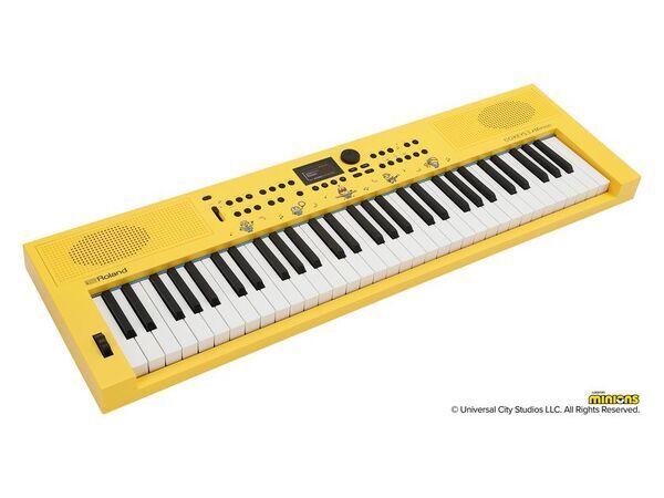ローランドのポータブル・キーボード「GO:KEYS 3」に人気キャラクター「ミニオン」とのコラボモデルが登場