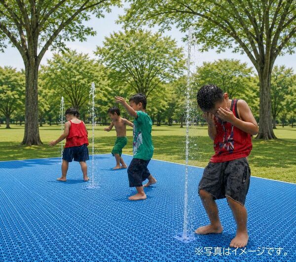 昼は水遊び、夜は音と光のエンターテインメント！夏の暑さを吹き飛ばす『KEYAKIHIROBA MUSIC FOUNTAIN SHOW～音と光の噴水ショー～』7月31日から開催