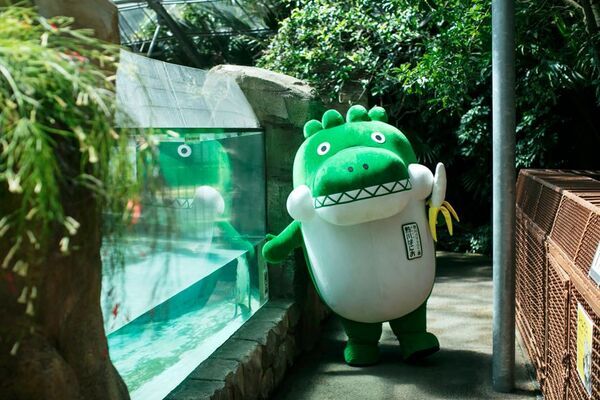 温泉むすめ「熱川 灯」が「熱川ばにお」の着ぐるみに　熱川バナナワニ園限定グッズを8月11日発売