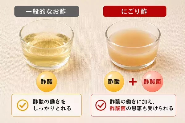 話題の「にごり酢」、透明な酢と何が違う？長年研究するキユーピーが酢酸菌のパワーを徹底解説！の記事を公開