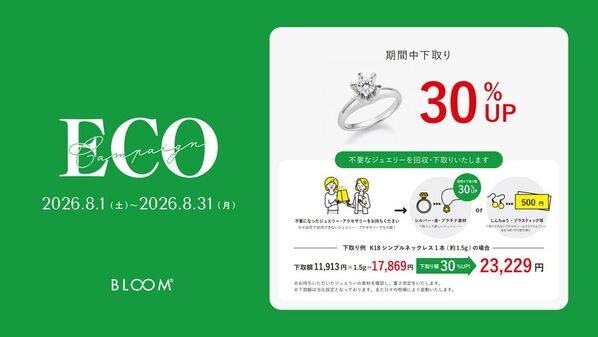 8月8日は「BLOOMの日」、ジュエリーが生まれるまでの物語を伝える特設コンテンツを8月5日(水)に公開