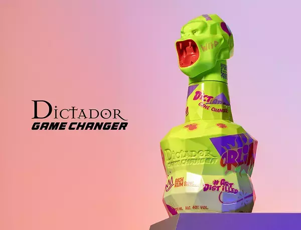「飲むアートピース」が日本上陸　フランスを代表する現代アーティストRichard Orlinski × DICTADOR　アートコラボレーションボトル『DICTADOR GAME CHANGER』販売開始