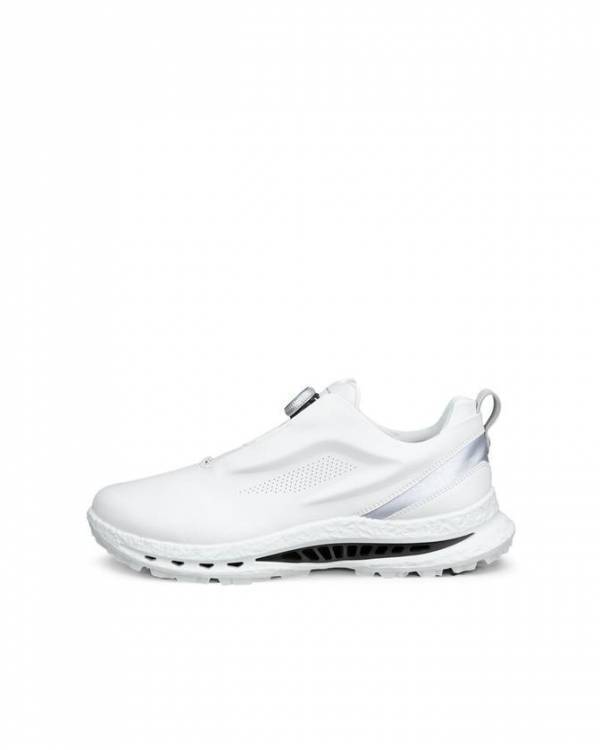 ECCO、プレミアムレザー×金属製BOA(R)搭載のゴルフシューズ「BIOM(R) C5 PREMIUM」を8月21日発売、税込59,400円　永井花奈プロら日本人3名も愛用するECCO GOLFの最高峰モデル