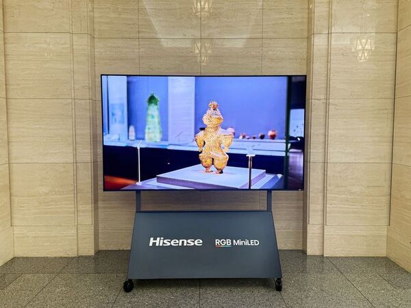 ハイセンスのフラッグシップテレビ「100UXS」が東京国立博物館に採用