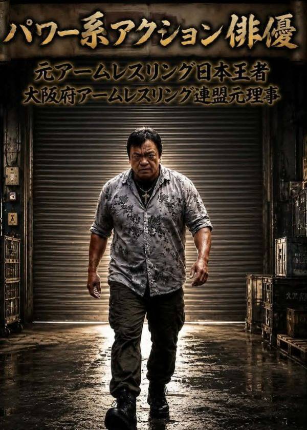 PAG事務局、パワー系アクション確立者　元アームレスリング日本王者のアクション俳優・大東賢、倉田保昭主演映画『夢物語』で倉田保昭、サモ・ハン・キンポーと共演　国際舞台へ活躍の場を広げる