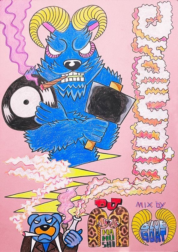 DJ MAMUSHI aka BLUE GOATによるMix音源“Drawnin”リリース