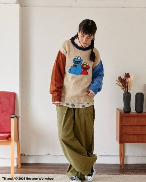 世界中で愛されている「セサミストリート」カラフルでポップな秋冬アパレルが8月26日(水)より販売開始