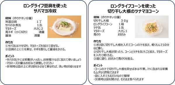 【9月1日は防災の日】日常使いがもしもの備えにロングライフ牛乳ではじめるローリングストック　学校給食でも活用が進む「使いながら備える」防災レシピ公開