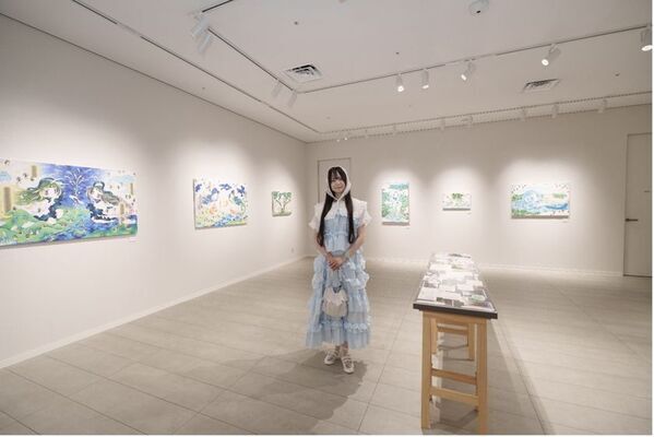 金田涼子 個展「うつろいの渚、こだます深山」開催中　大丸東京店で諏訪の自然・神話から生まれた新作を展示販売　LUCKY LOOPコラボ商品は完売