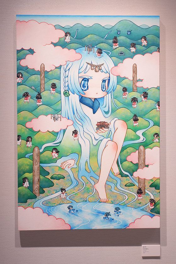 金田涼子 個展「うつろいの渚、こだます深山」開催中　大丸東京店で諏訪の自然・神話から生まれた新作を展示販売　LUCKY LOOPコラボ商品は完売