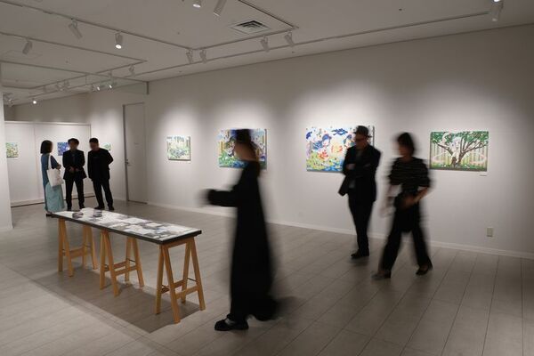 金田涼子 個展「うつろいの渚、こだます深山」開催中　大丸東京店で諏訪の自然・神話から生まれた新作を展示販売　LUCKY LOOPコラボ商品は完売