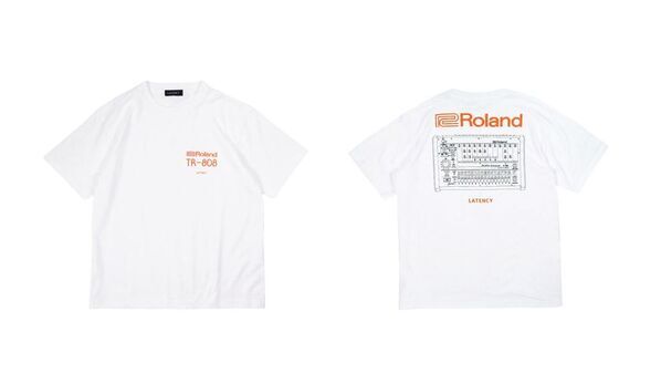 ローランドとLATENCYのコラボによるアパレルを発売