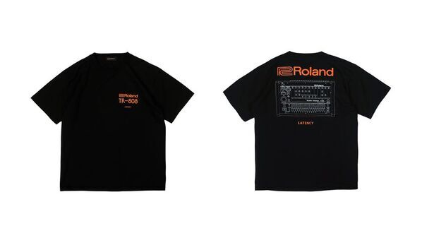 ローランドとLATENCYのコラボによるアパレルを発売
