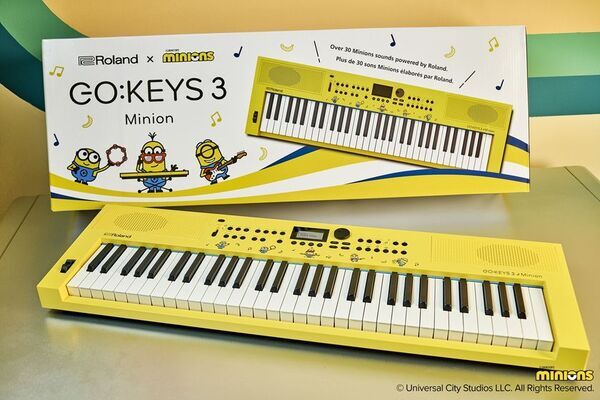 人気キャラクター「ミニオン」と音楽を楽しめるキーボード『GO:KEYS 3 Minion』を発売
