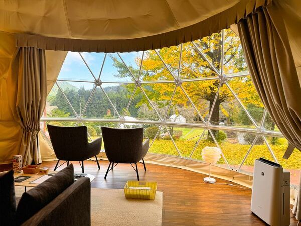世界遺産「日光の社寺」にほど近い日光で秋のグランピング「秋の紅葉BBQプラン」を10月1日より期間限定で提供