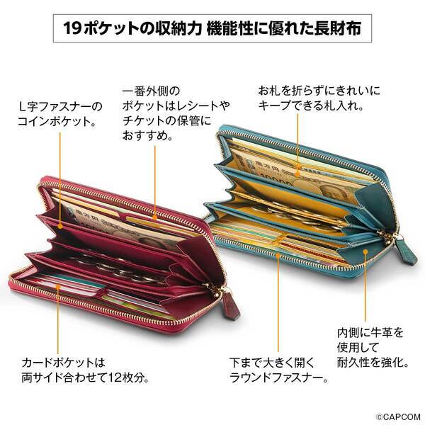 「モンスターハンター」シリーズと「西陣織」がコラボした長財布が登場！お出かけのオトモに最適な本革ミニ財布付き