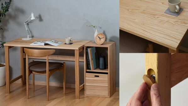 国産材を活かしたテーブル、チェア、デスクが登場　オークヴィレッジが新作家具4点を10月1日に発売