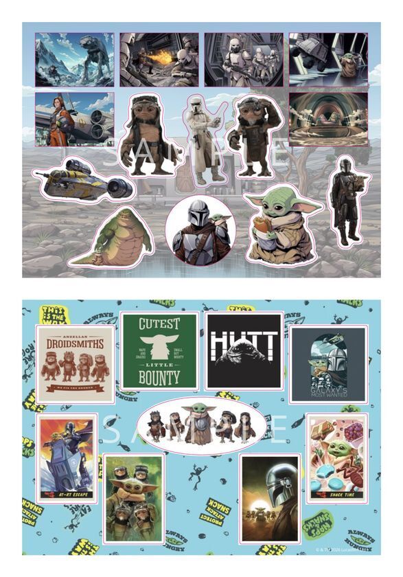 【うさぎ出版】ポストカード8枚・ステッカー16シートを収録『マンダロリアンとグローグー　ポストカード＆ステッカーブック』11/6発売